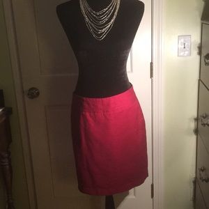 The Limited red skirt